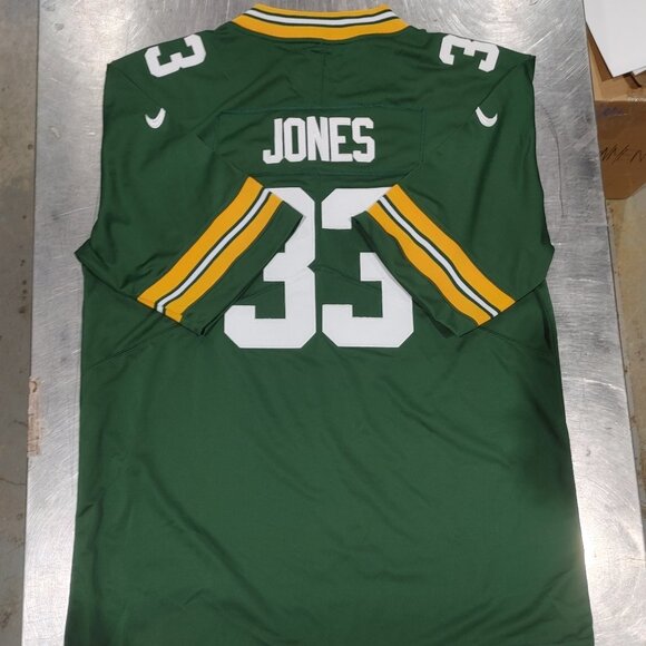 Excellent Condition NFL 33 Aaron Jones Nike XL Jersey Green Bay Packers - Picture 3 of 3